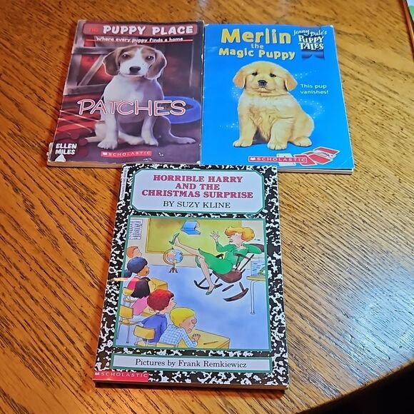 Puppy Place Merlin + Horrible Harry Xmas Surprise #KidsBooks  #ChapterBooks - Picture 1 of 7